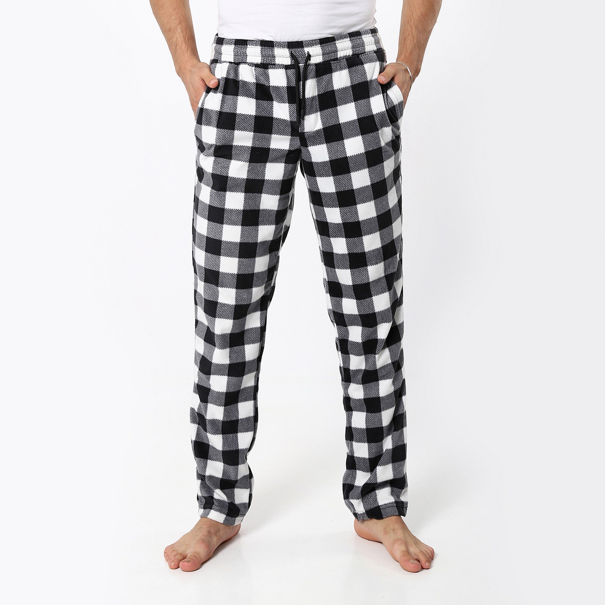 Black & White Gingham Comfy Pants