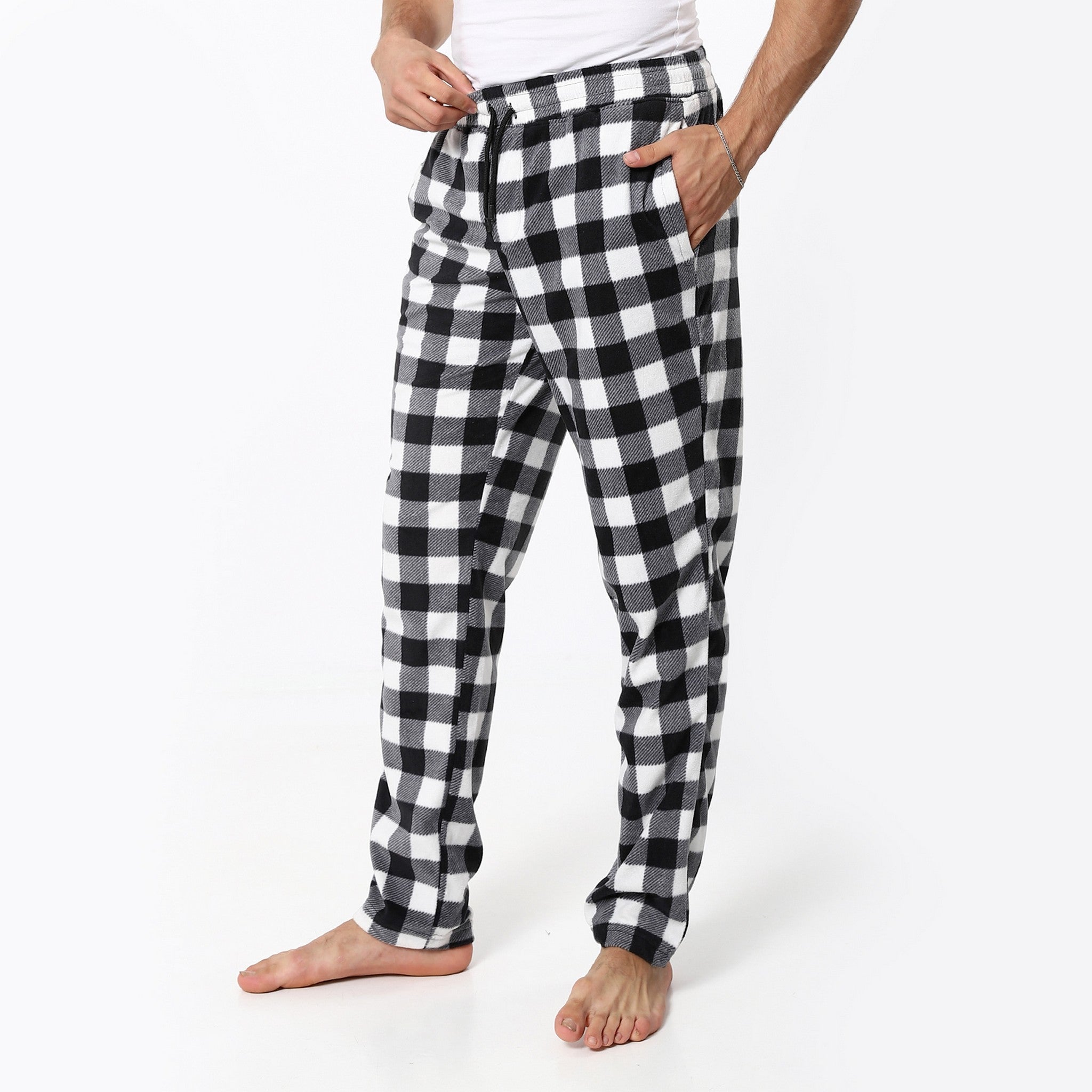 Black & White Gingham Comfy Pants