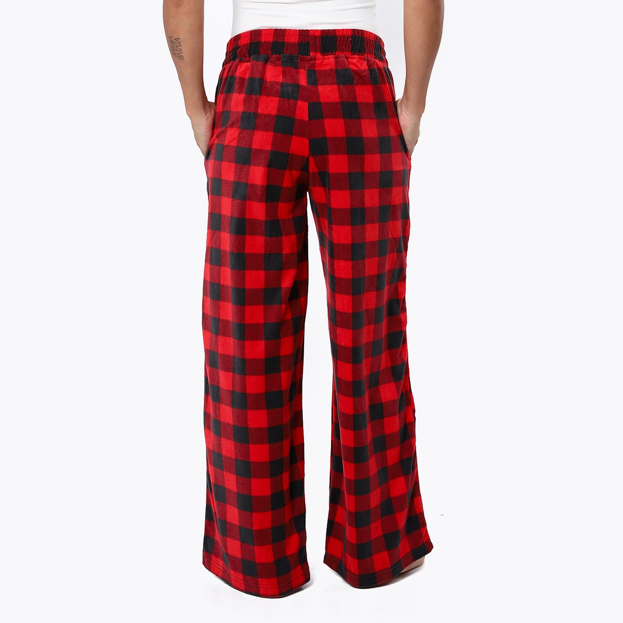 Black & Red Gingham Comfy Pants