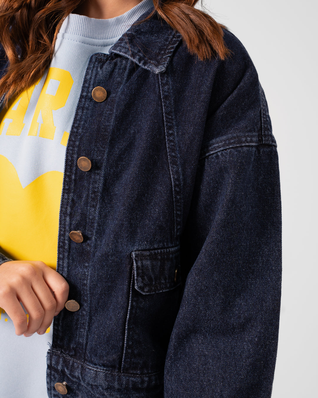 جاكيت جينز بناتي