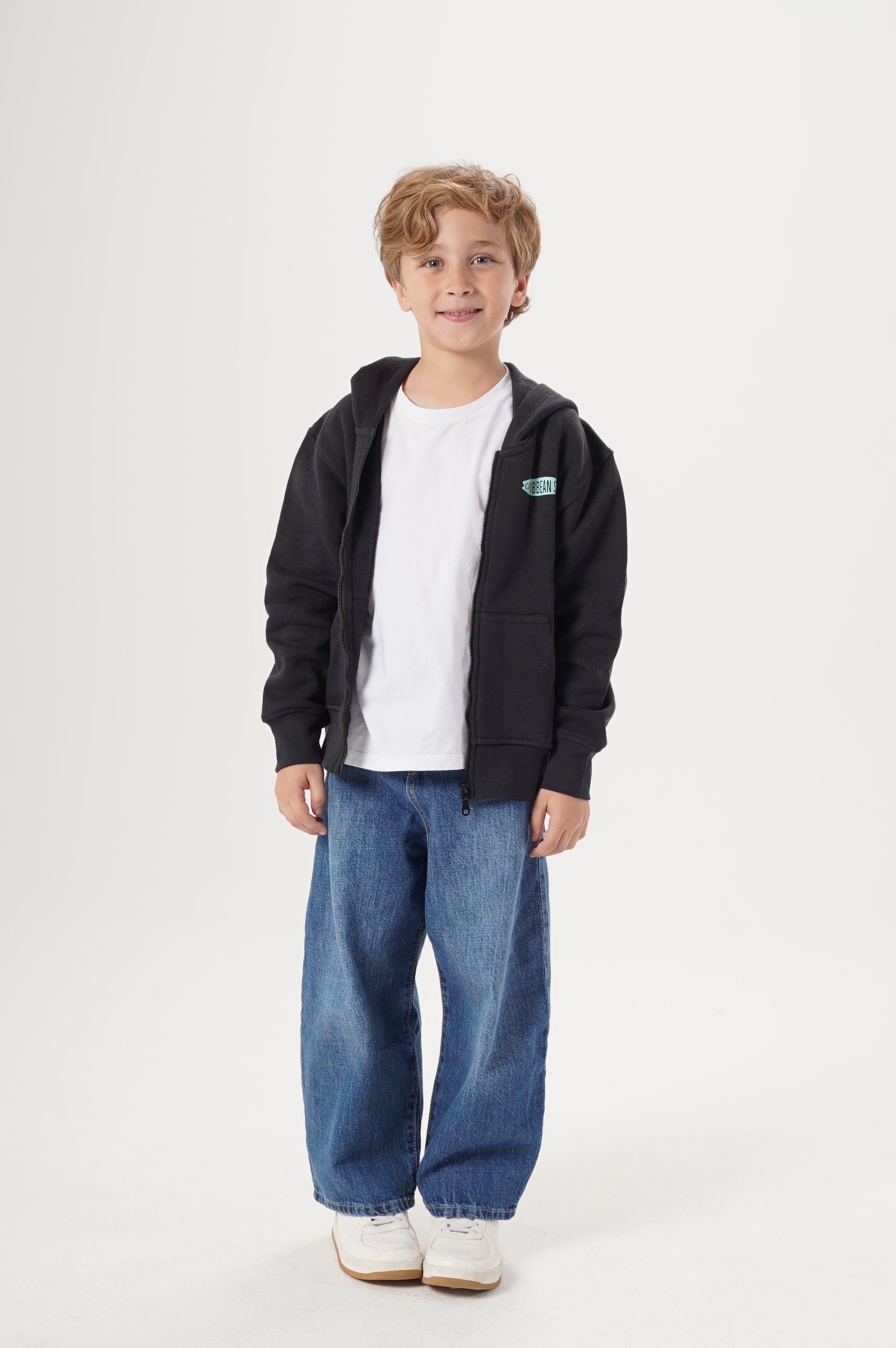 Boys Zippered Sweatshirt