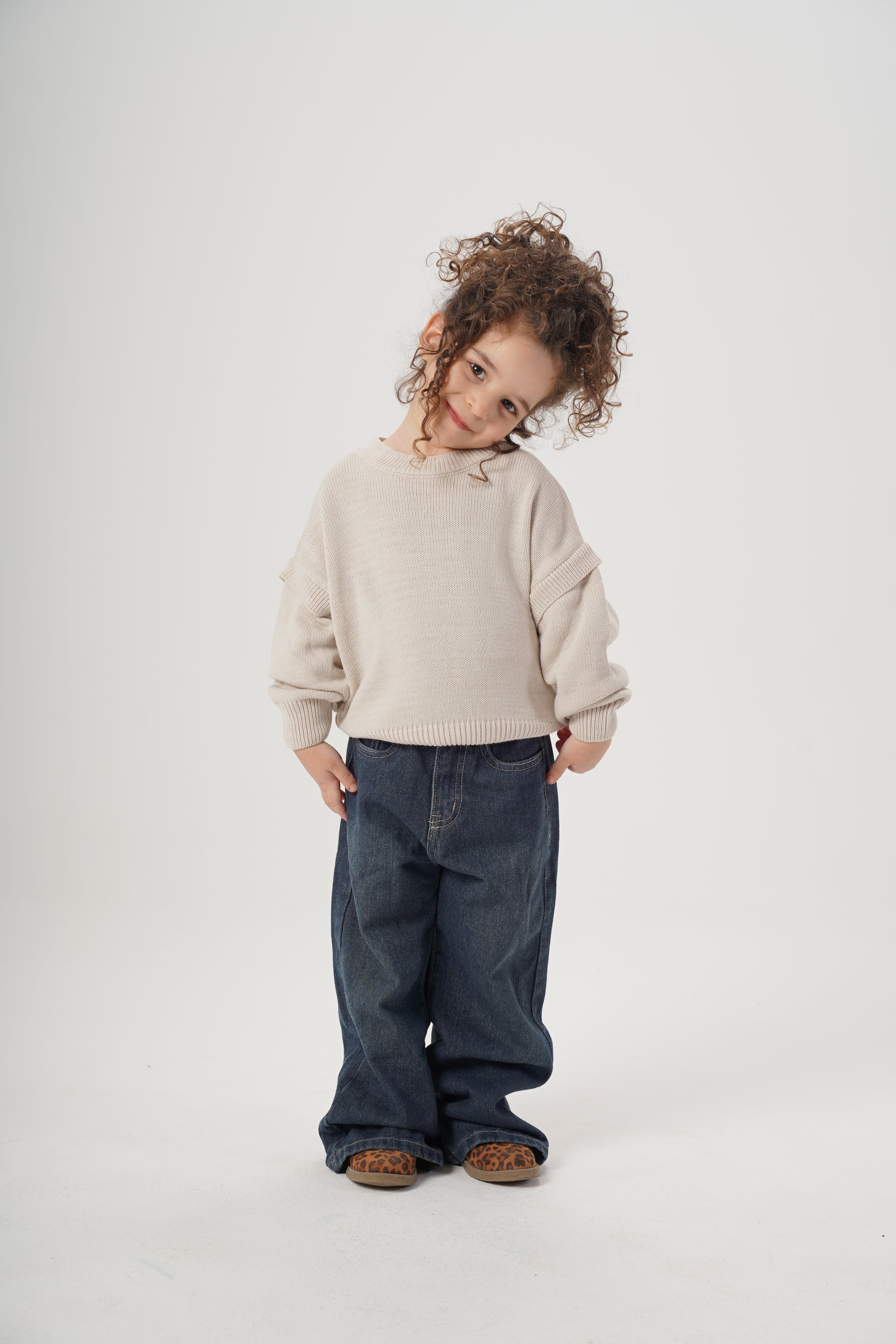 Girls Pullover with Ribbons