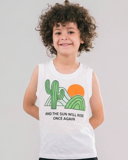 Boys Printed The Sun Cut T-Shirt