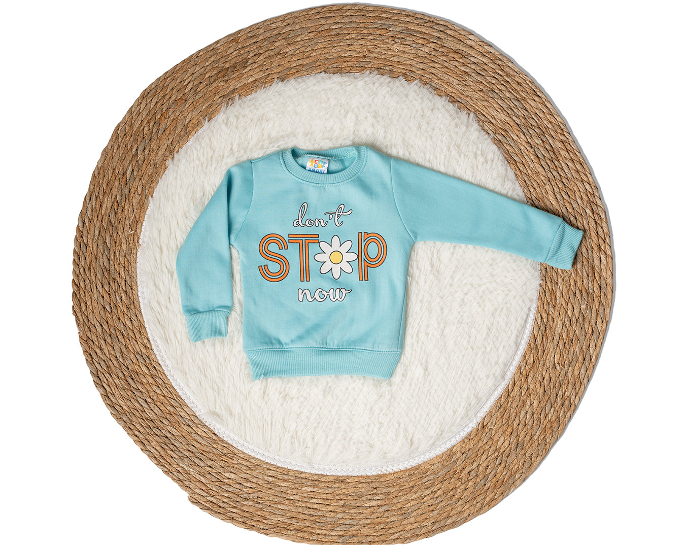 Baby Girl Printed Stop Now Sweatshirt