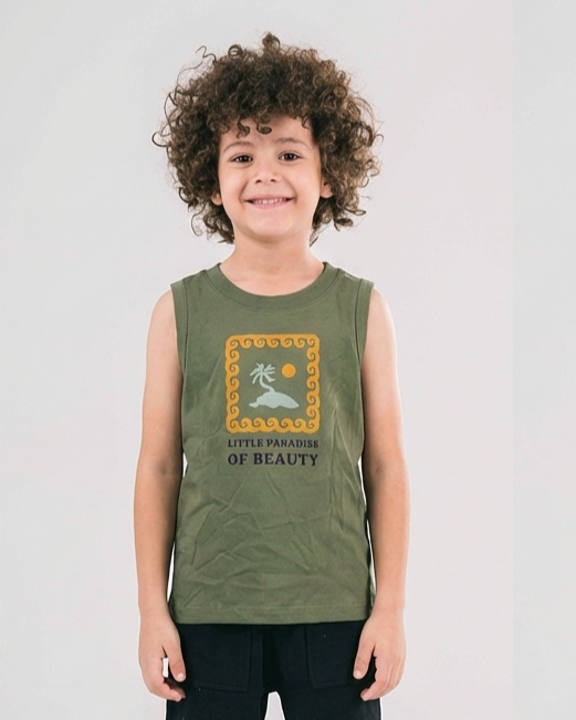 Boys Printed Cut T-Shirt