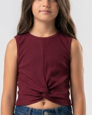 Girls Plain Cut T-Shirt