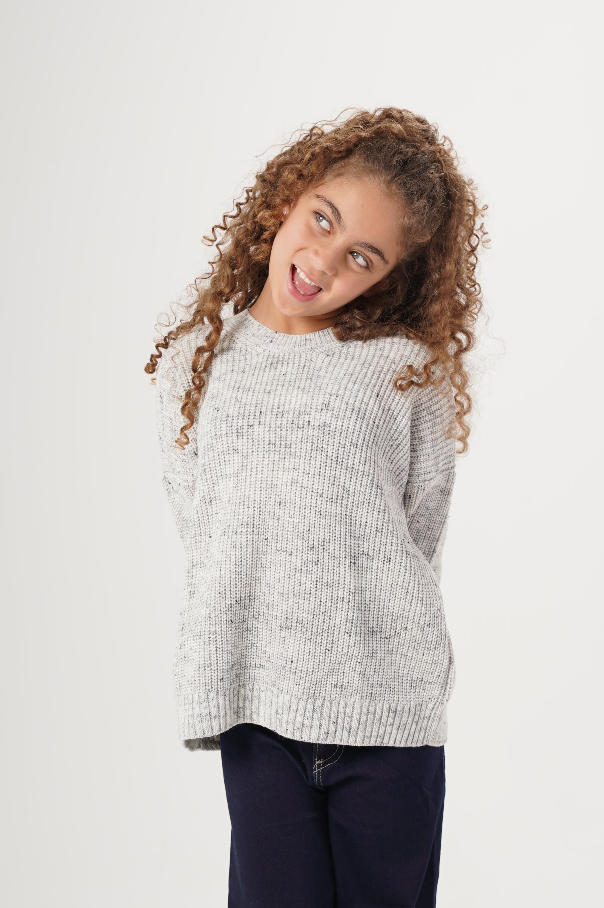Girls Basic Pullover