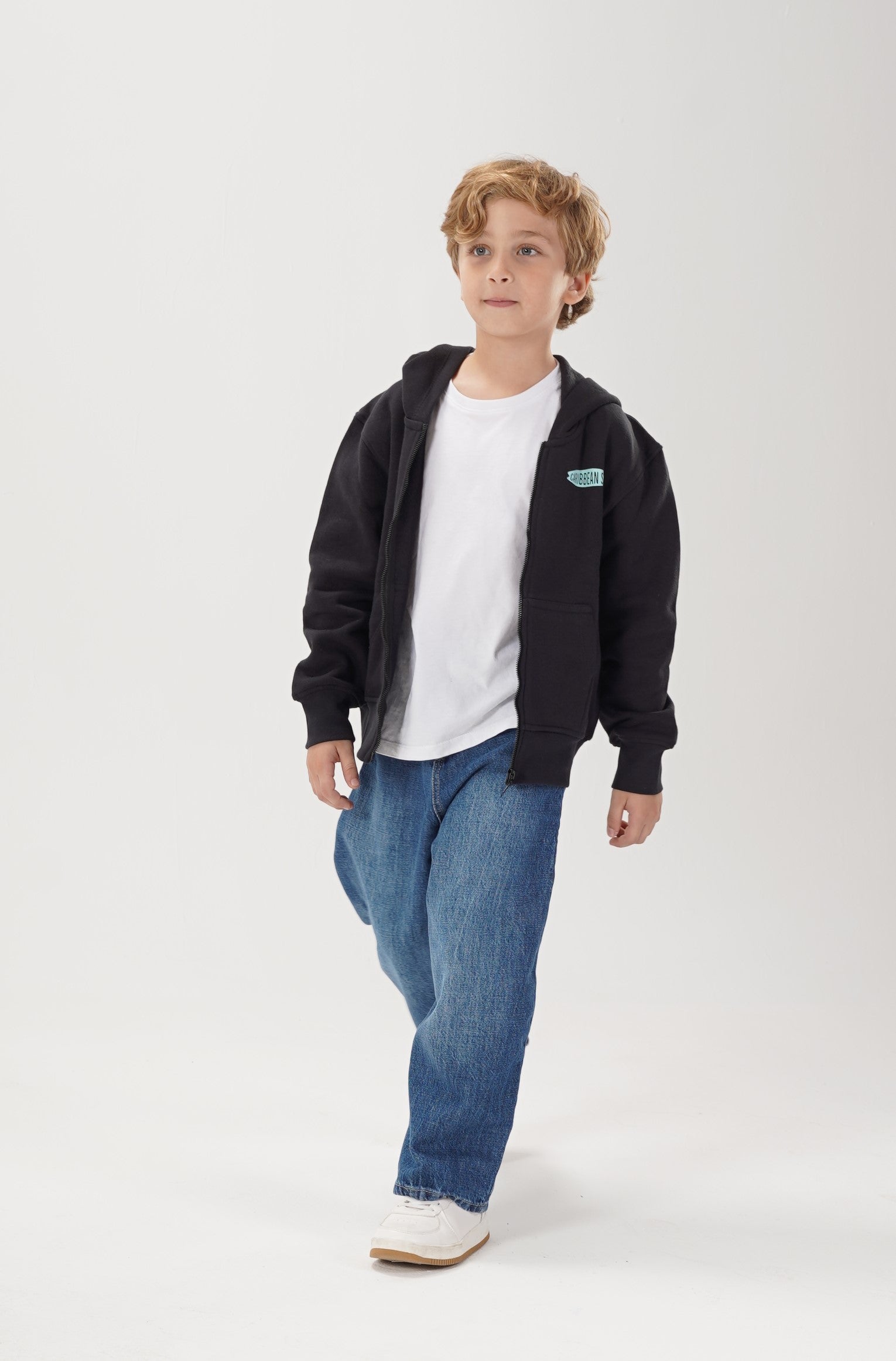 Boys Zippered Sweatshirt