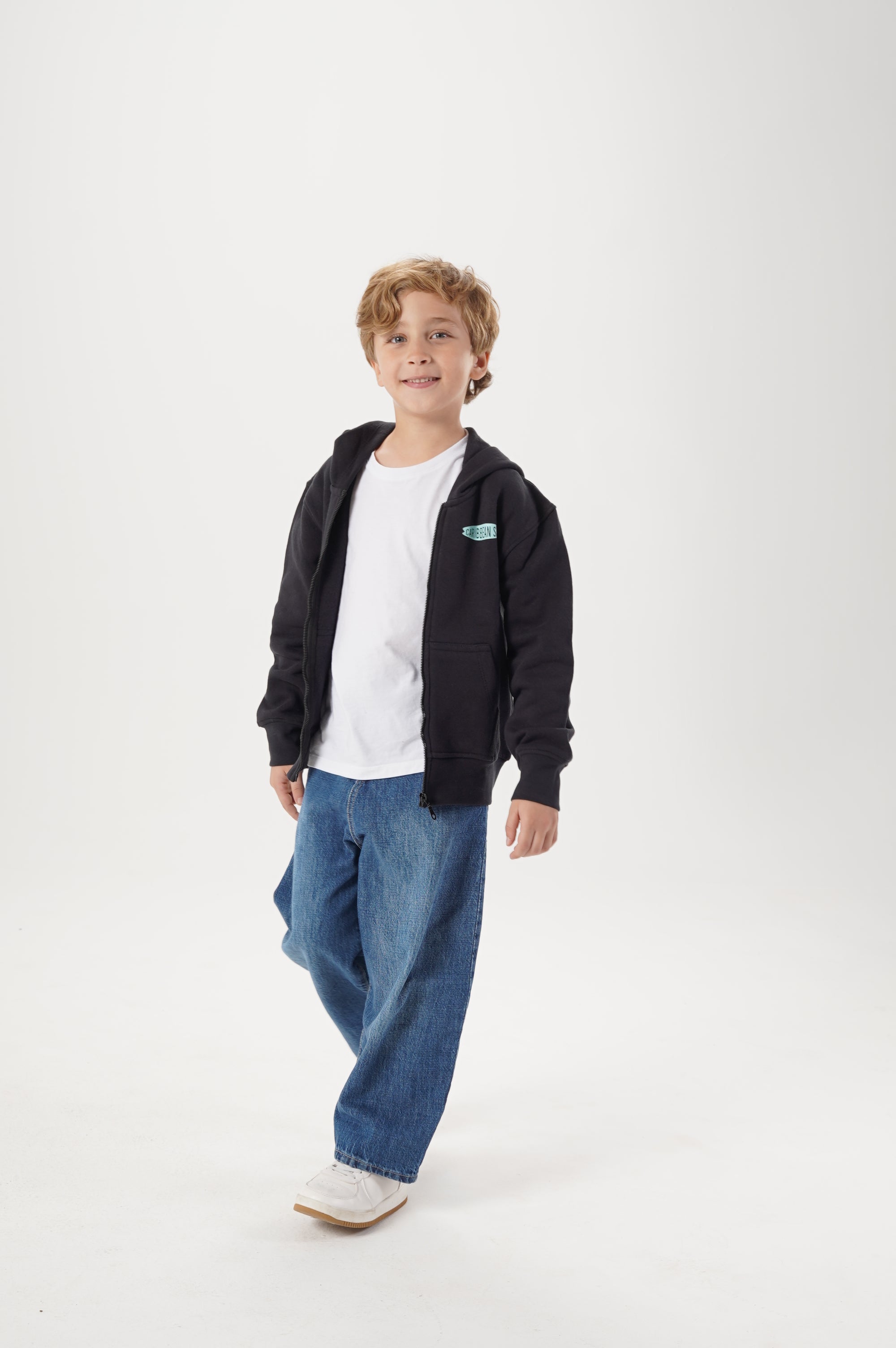 Boys Zippered Sweatshirt