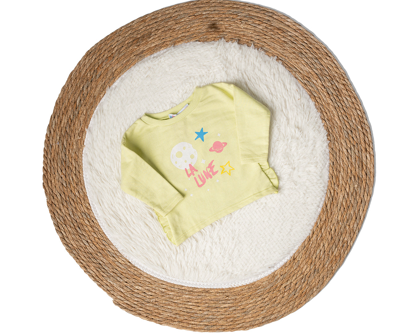 Baby Girl Printed Planets Sweatshirt