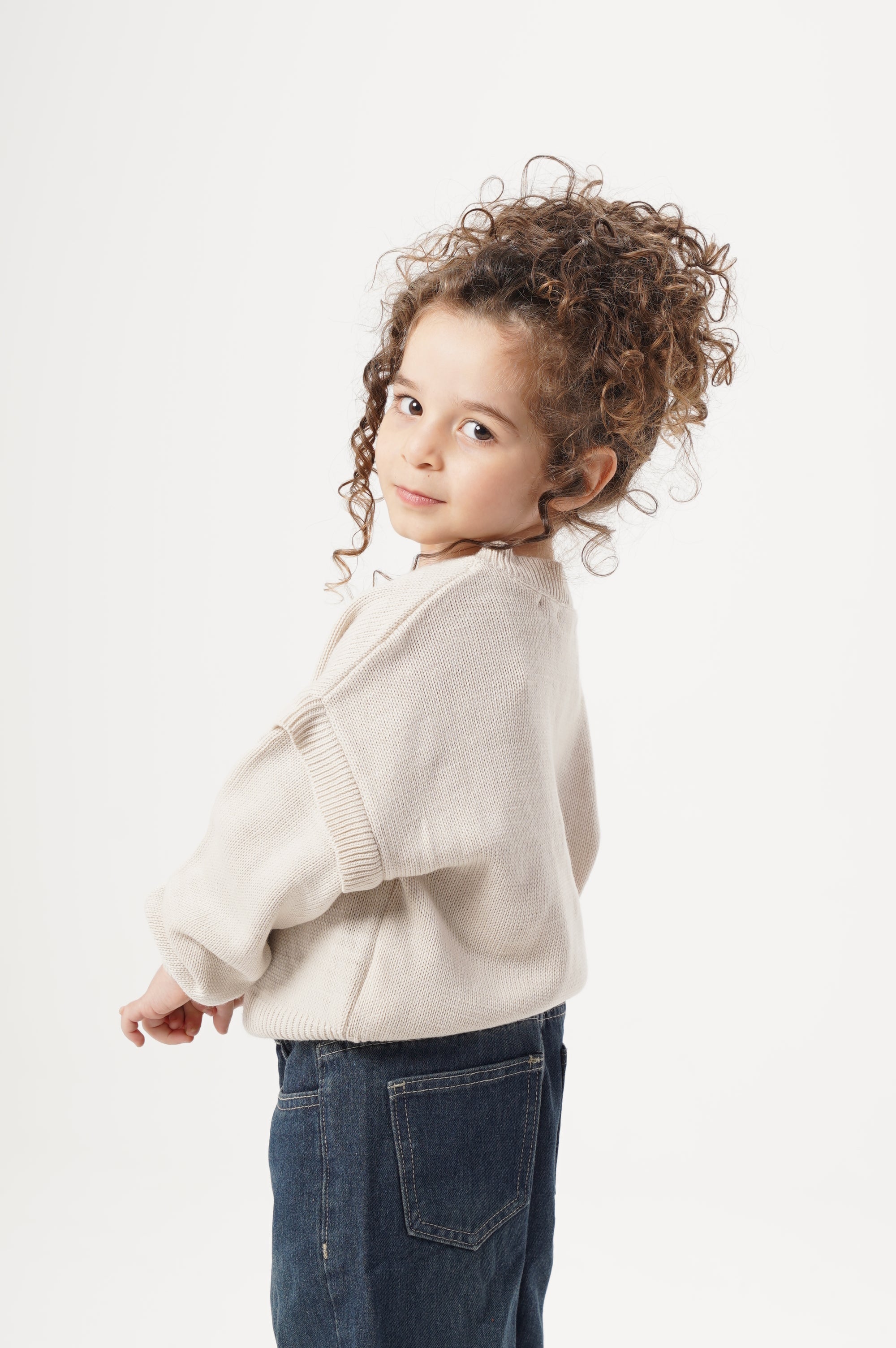 Girls Pullover with Ribbons