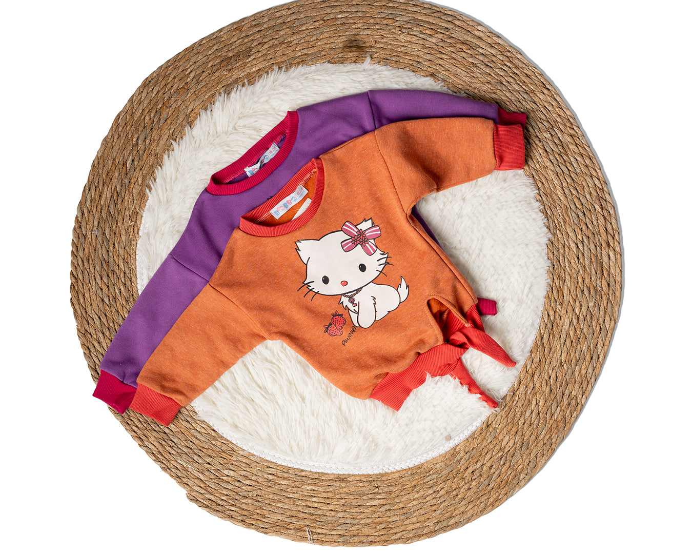 Baby Girl Sweatshirt Badge