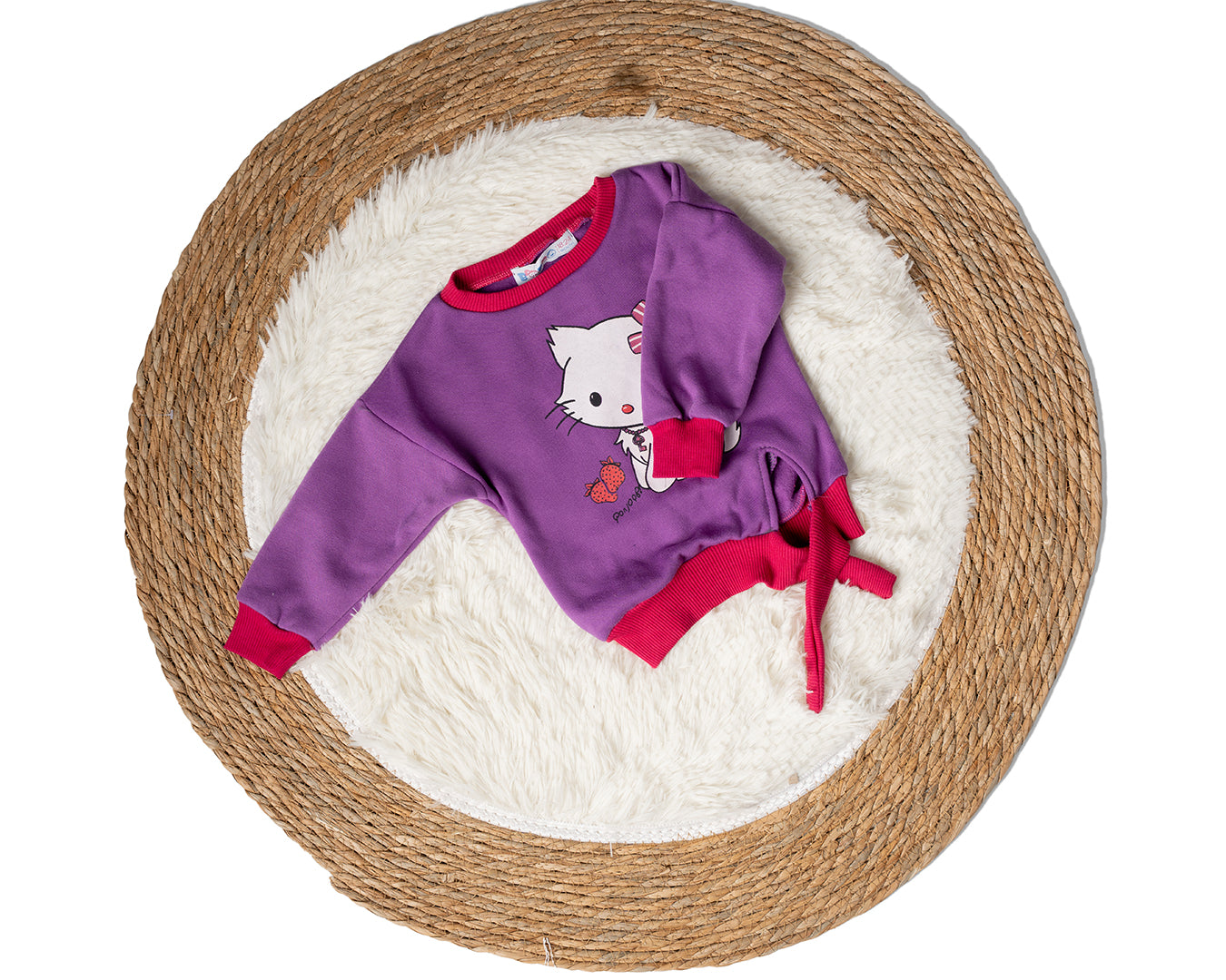 Baby Girl Sweatshirt Badge