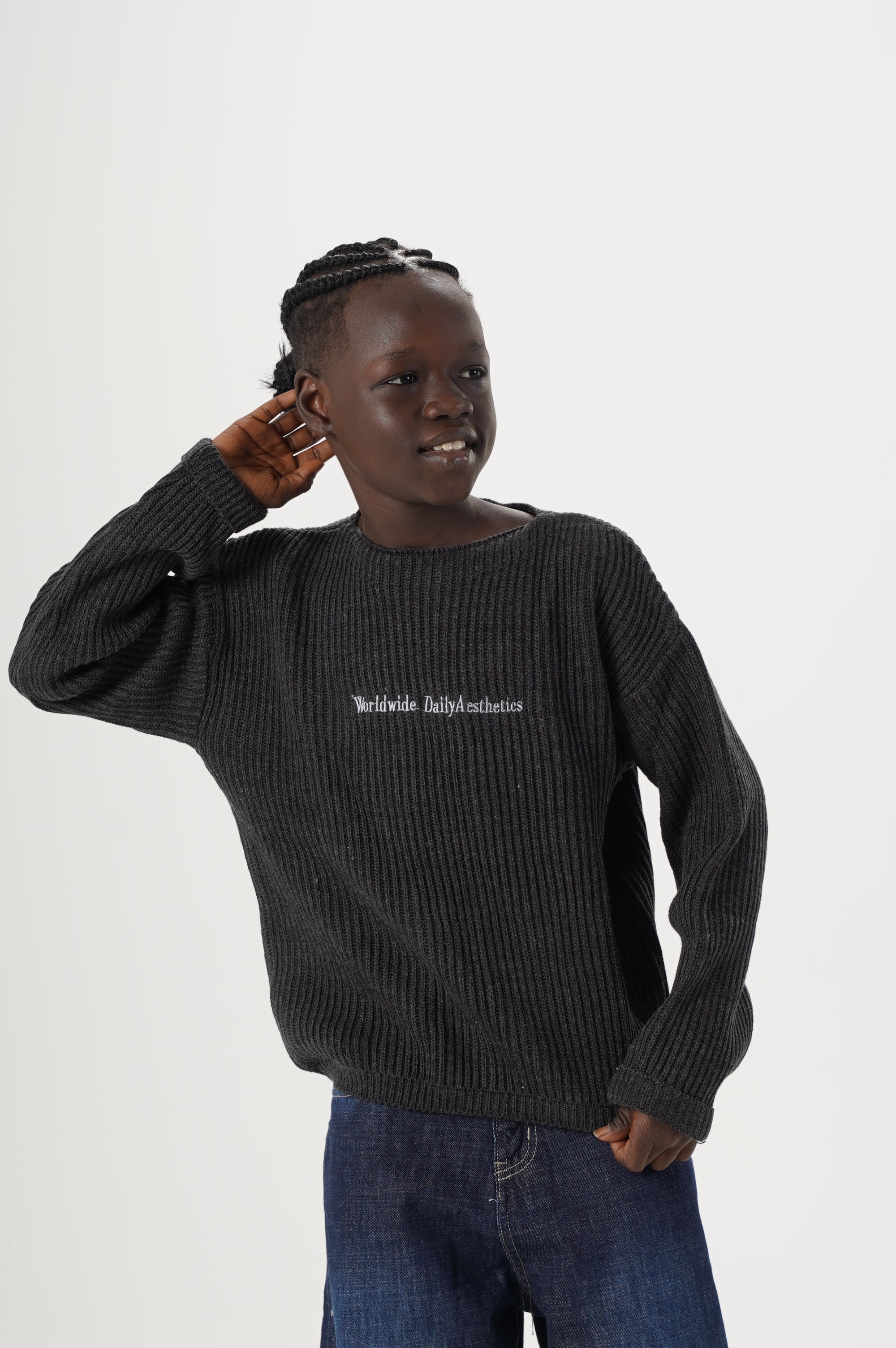 Boys Embroidered Pullover