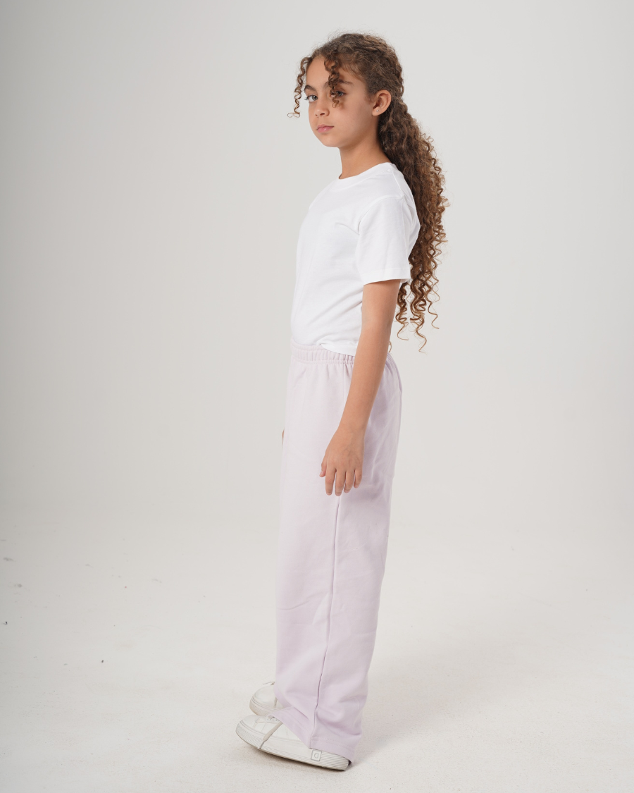 Girls Wide Leg Basic Pants