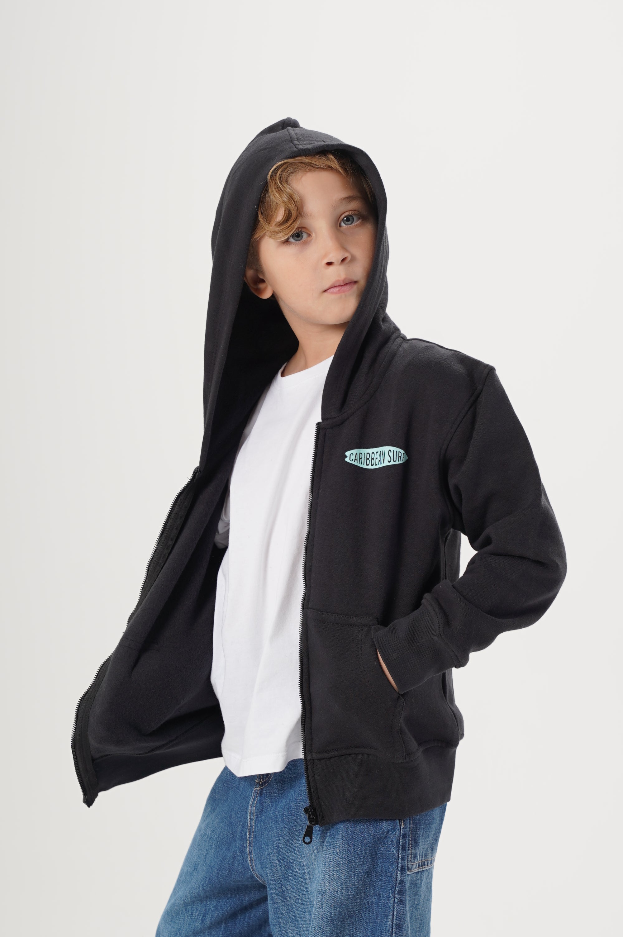 Boys Zippered Sweatshirt