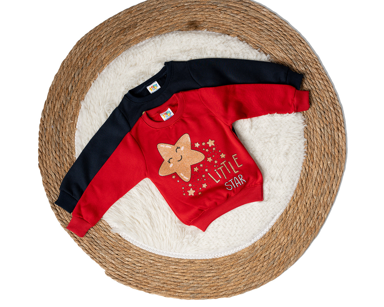 Baby Girl Printed Star Sweatshirt