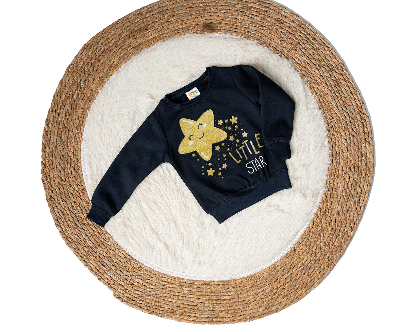 Baby Girl Printed Star Sweatshirt