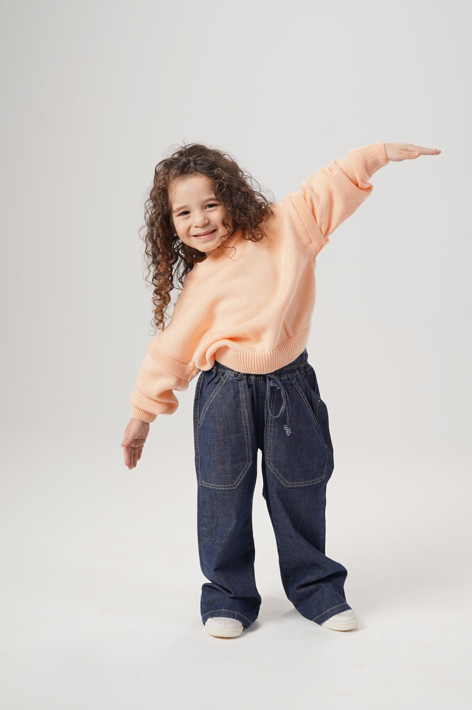 Girls Pullover with Ribbons