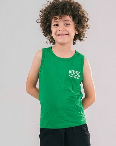 Boys Sleevless T-Shirt Printed