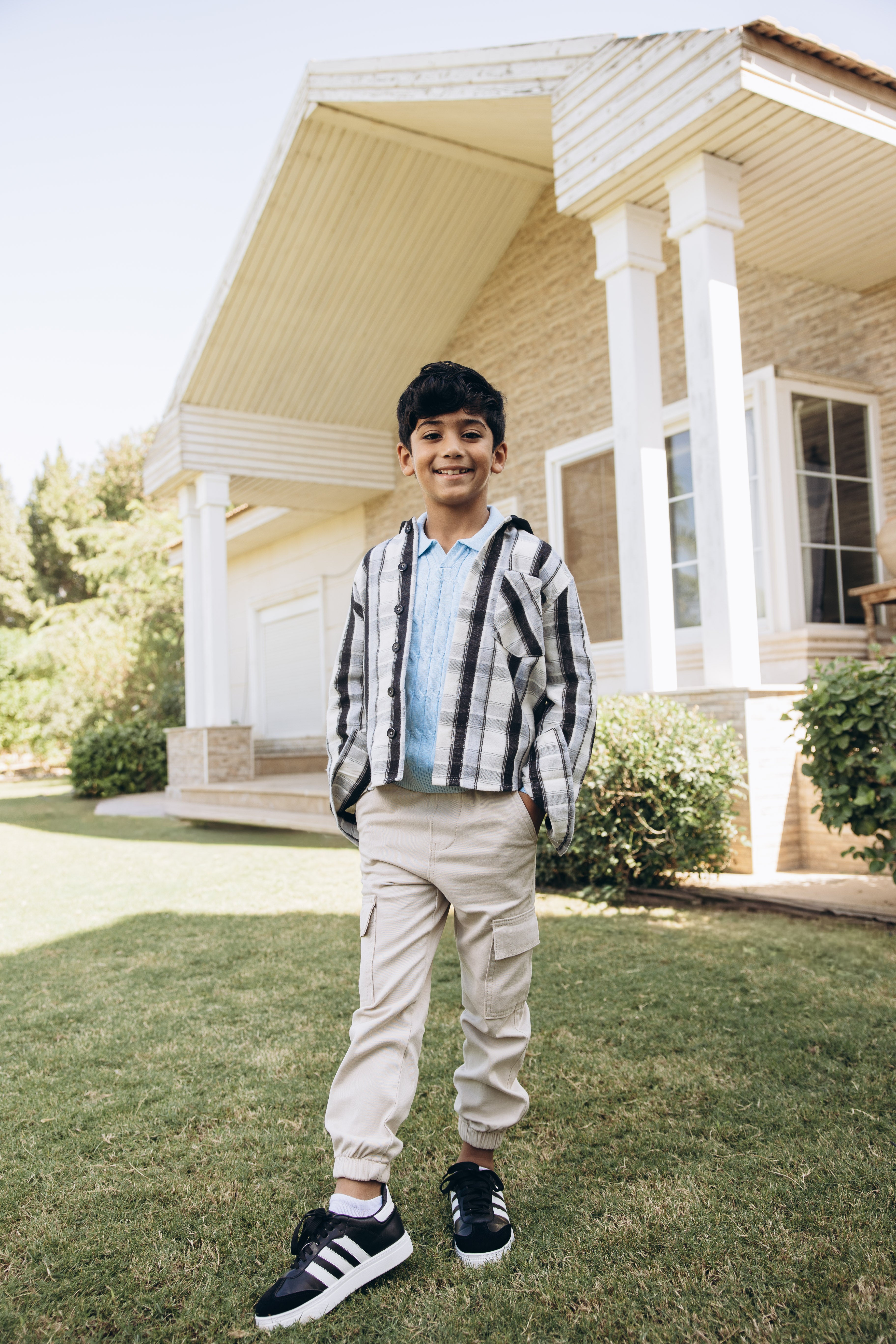 قميص أولادي كاروهات