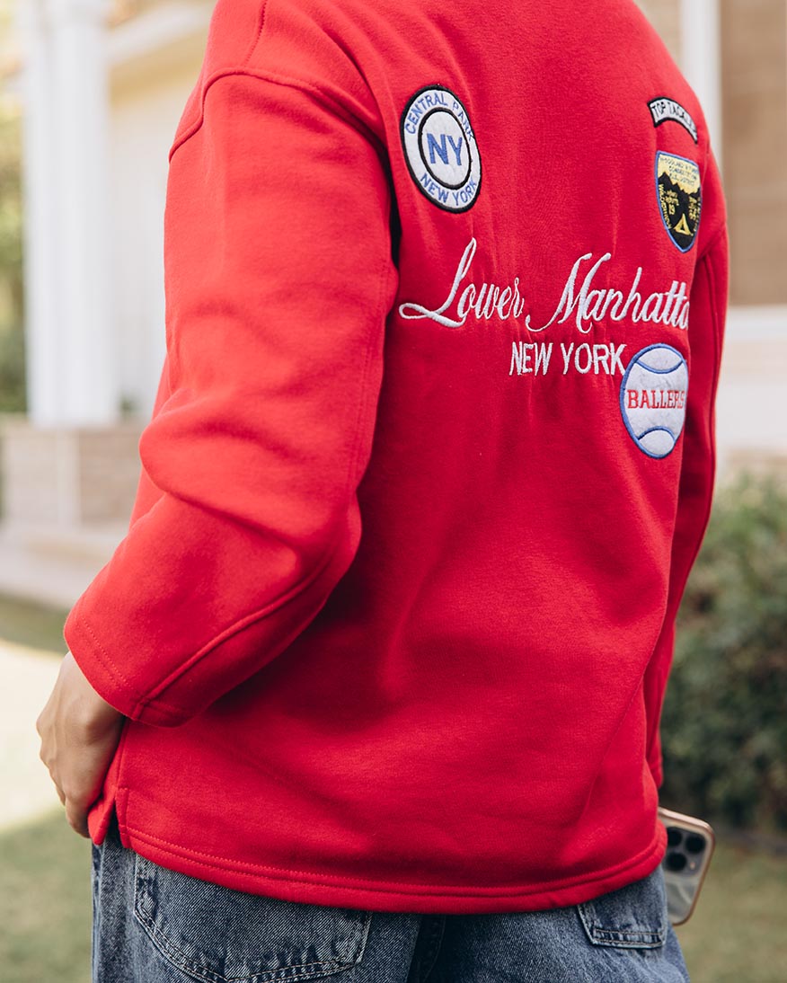 سويت شيرت نسائي مطرز