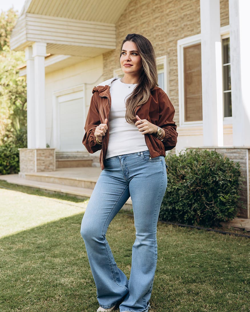 جاكيت نسائي مقاوم للمياة