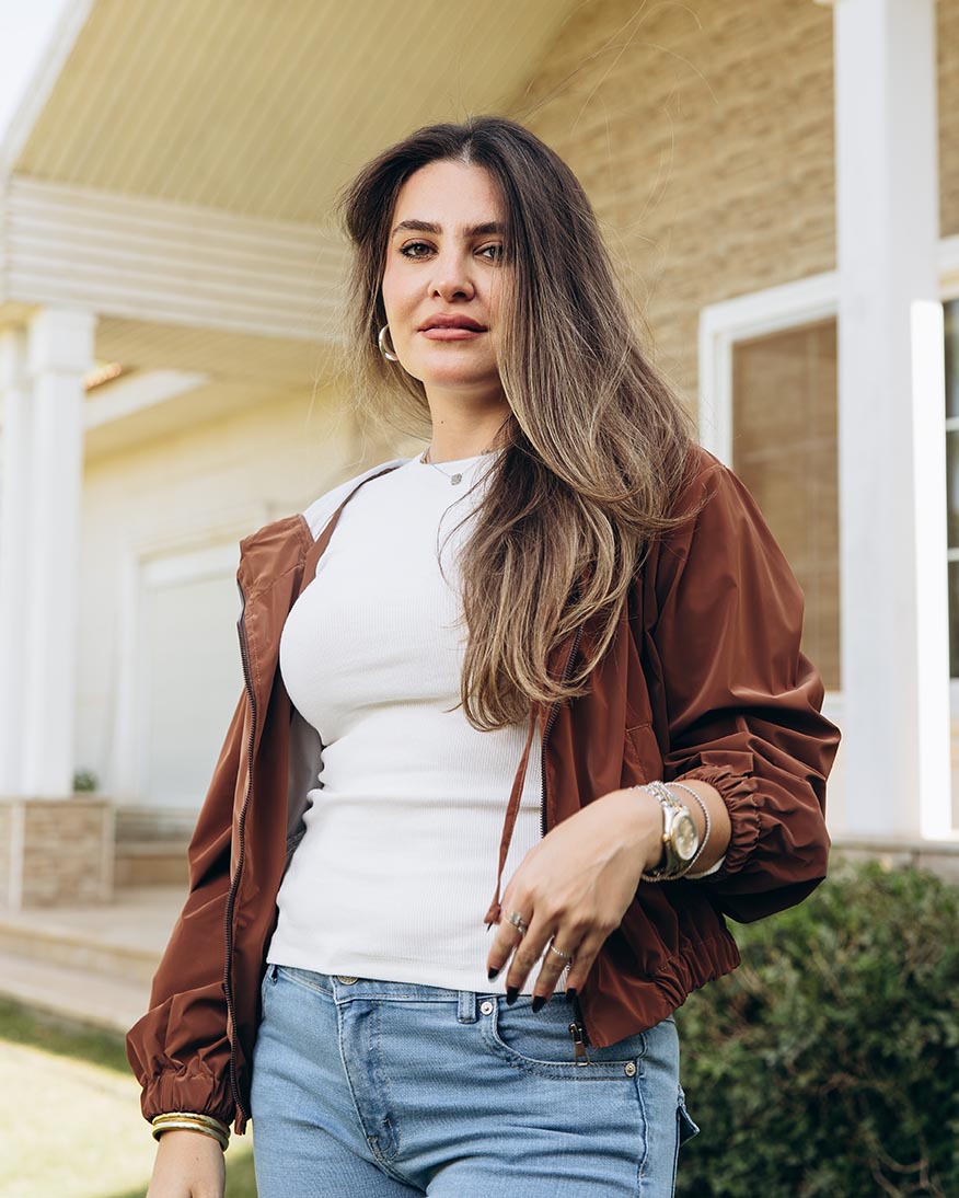 جاكيت نسائي مقاوم للمياة