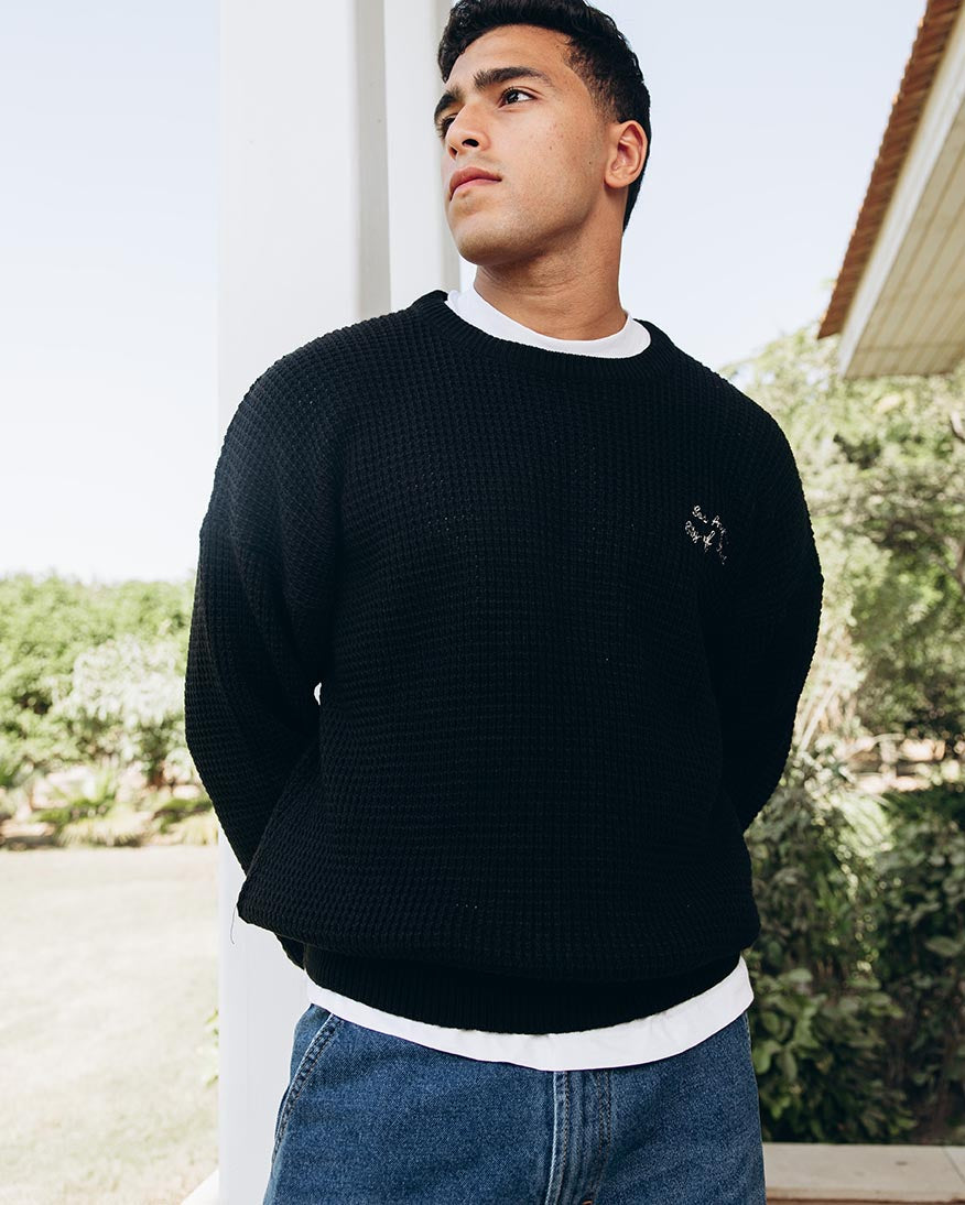Embroidered Men Pullover