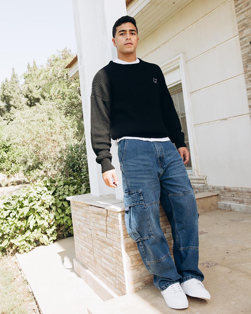 Embroidered Men Pullover