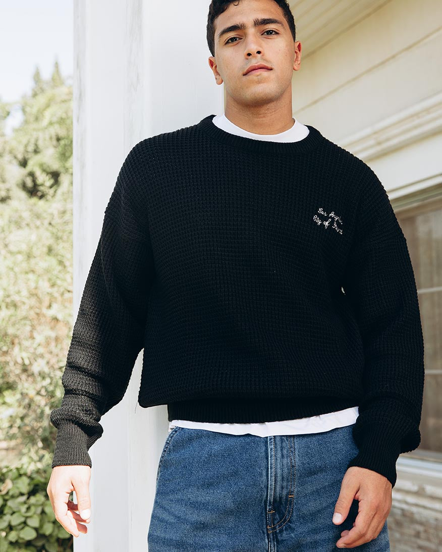 Embroidered Men Pullover