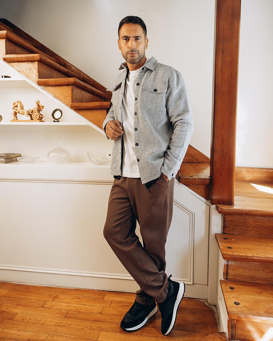 بنطلون رياضي رجالي واسع الساق