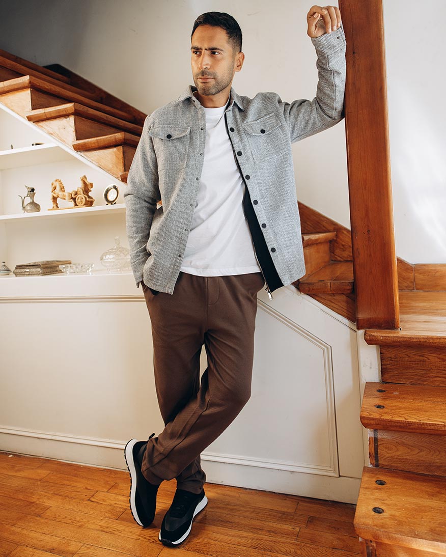 بنطلون رياضي رجالي واسع الساق