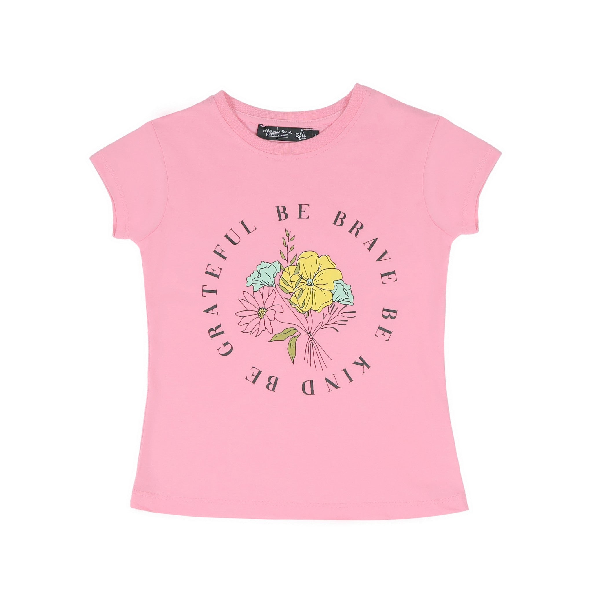 Flower Print Pink T-Shirt