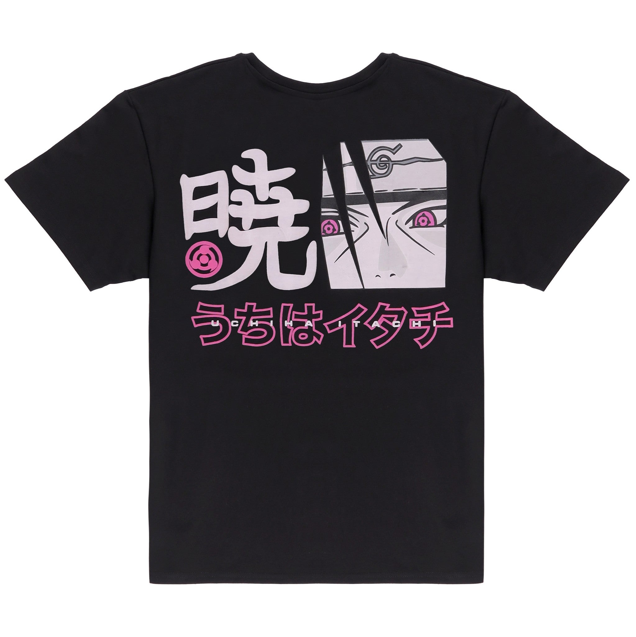 Itachi Uchiha Print Black T-Shirt