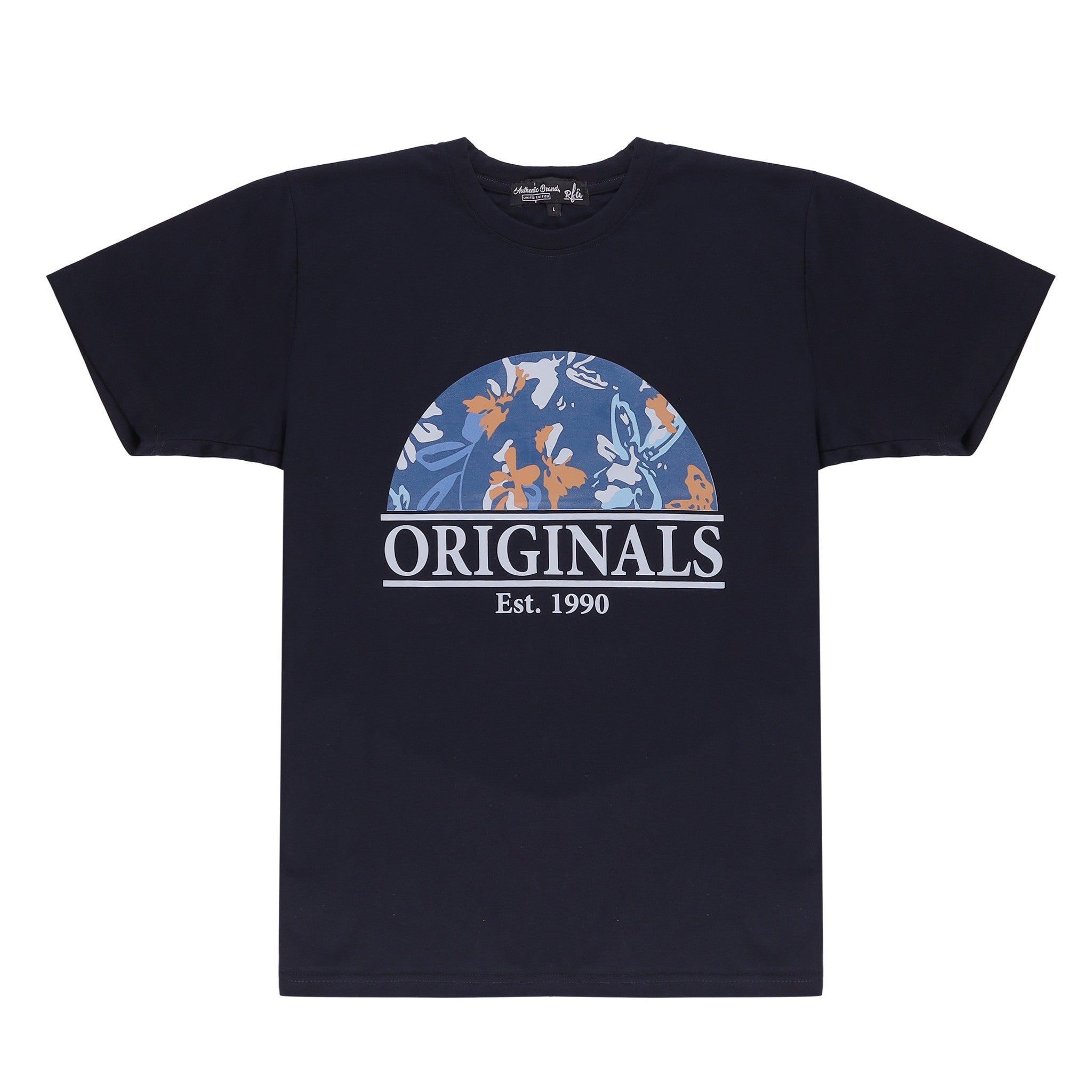 Original Print Navy T-Shirt