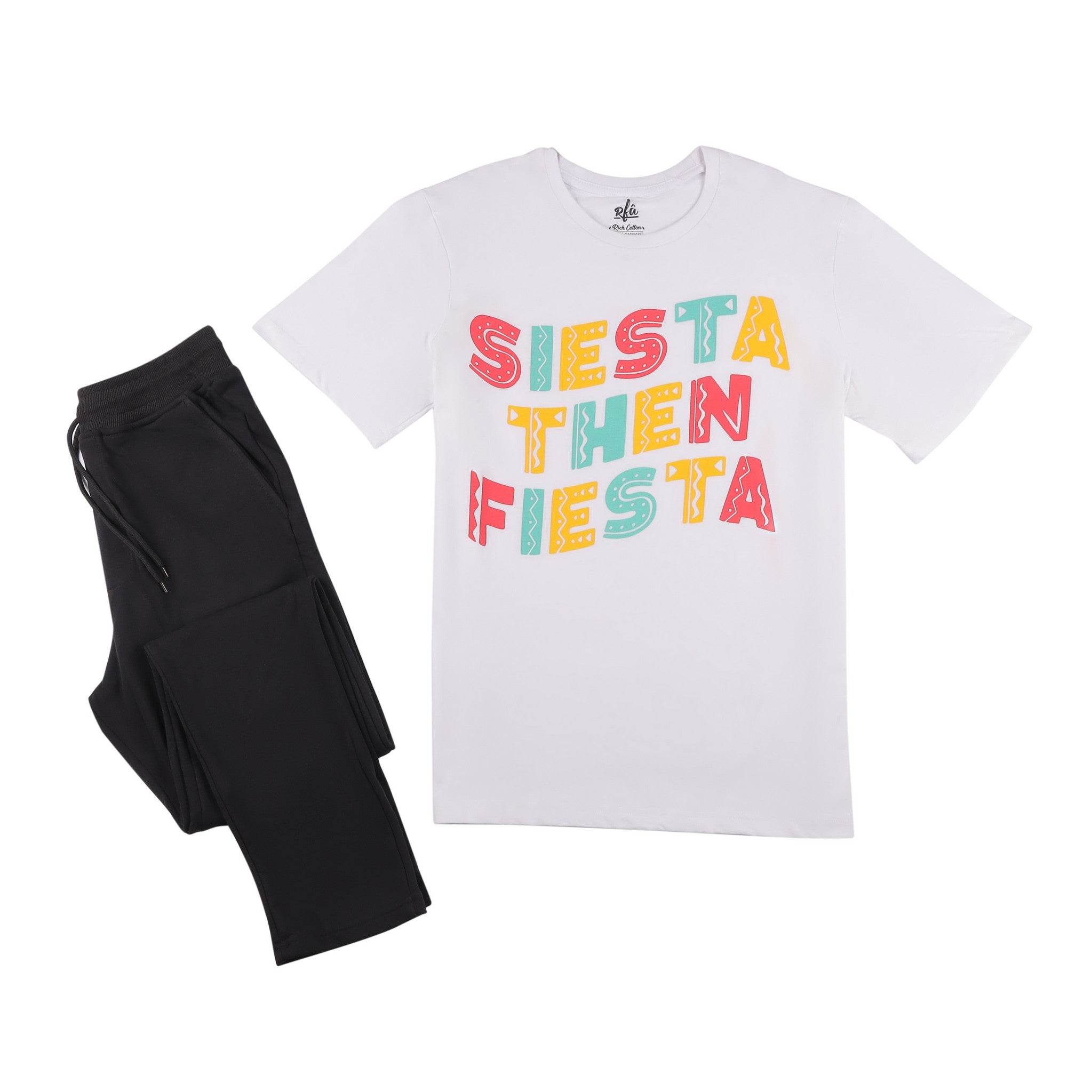 Siesta Print Top and Pants Pajama