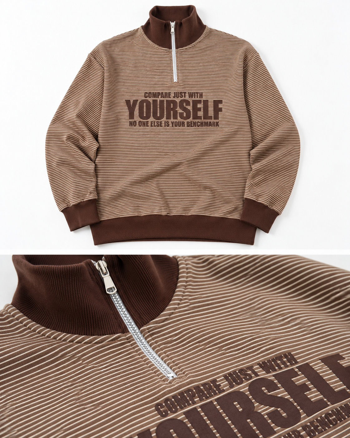Men Printed Your Self Sweatshirt