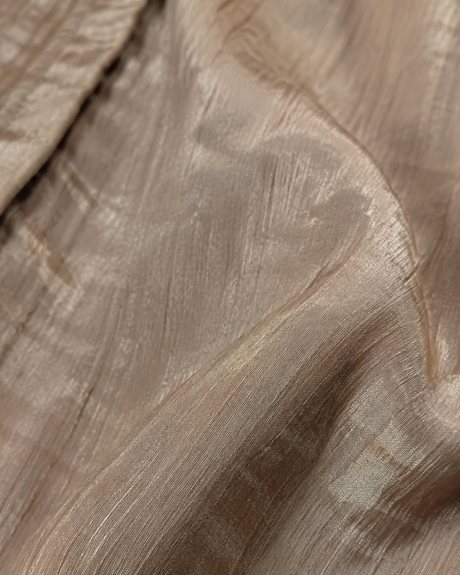 Women Crinkled Satin Blouse