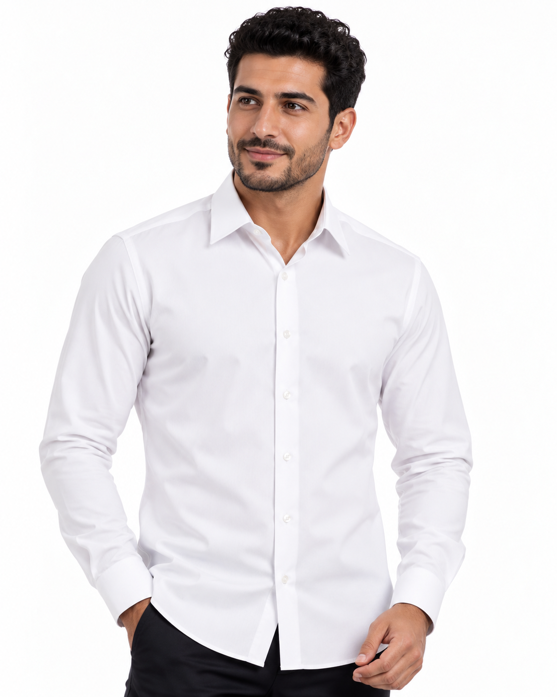 MEN PLAIN CLASSIC SHIRT REGULAR FIT