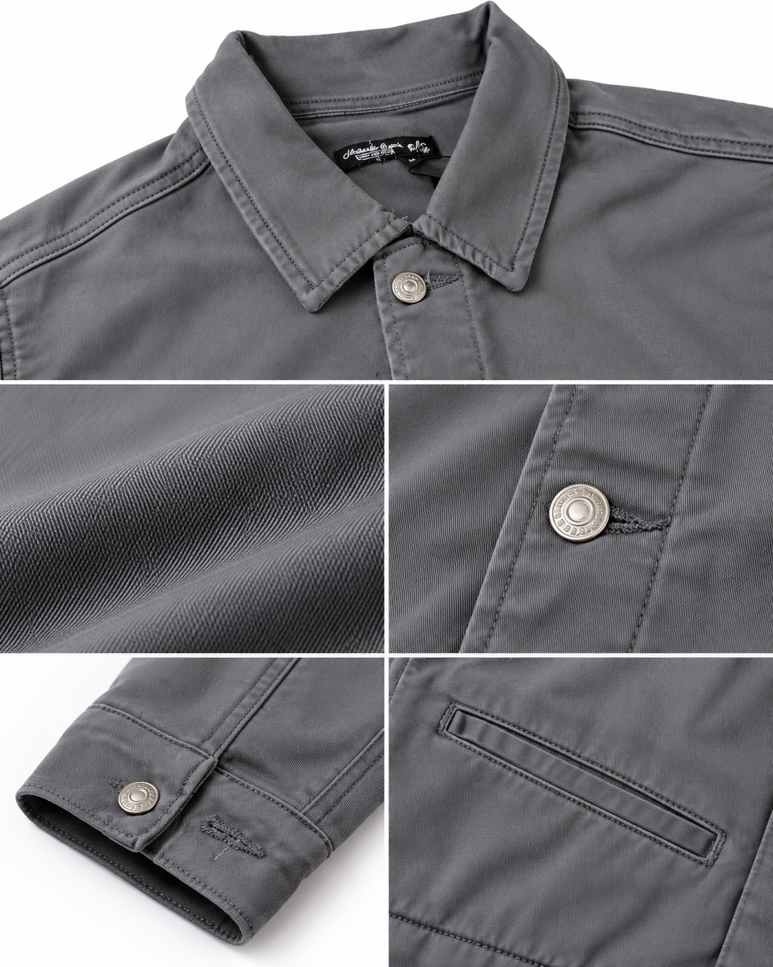 Men Gabardine Jacket W/2Pocket