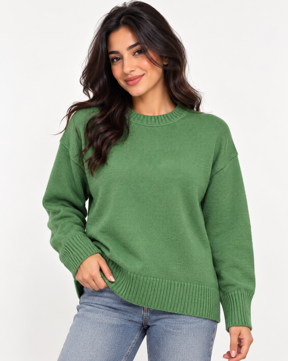 Women Round Neck Pullover