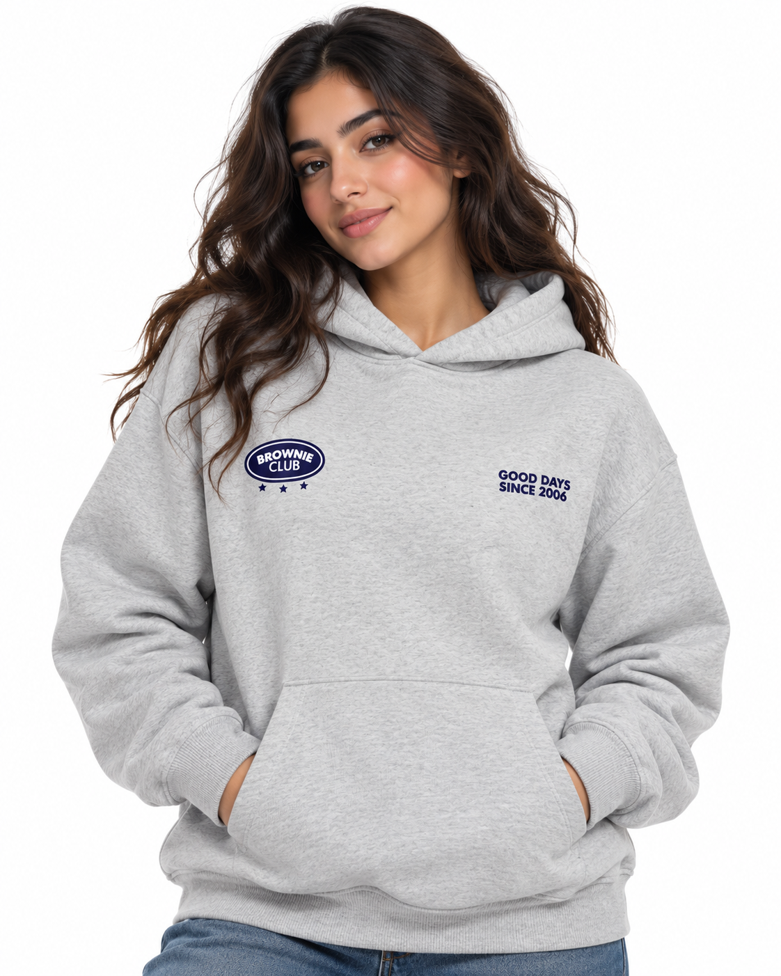 Women Printed Sweatshirt W/Hodded