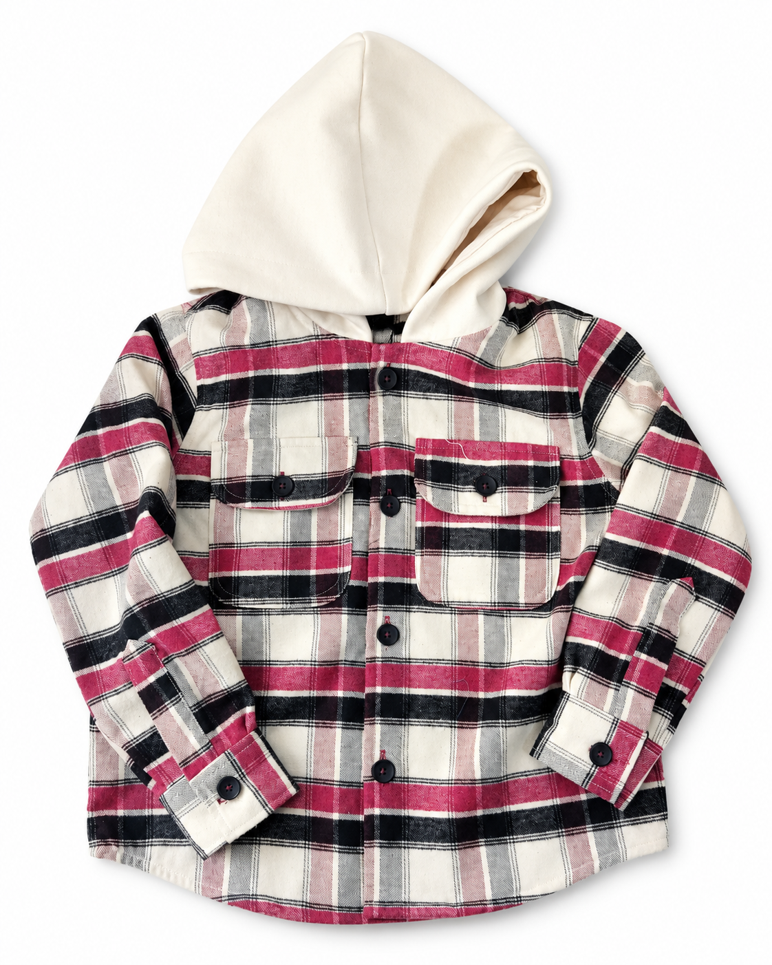 Boys Winter Long Sleeves Shirt W/Hodded