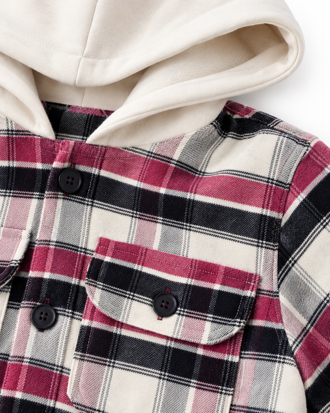 Boys Winter Long Sleeves Shirt W/Hodded