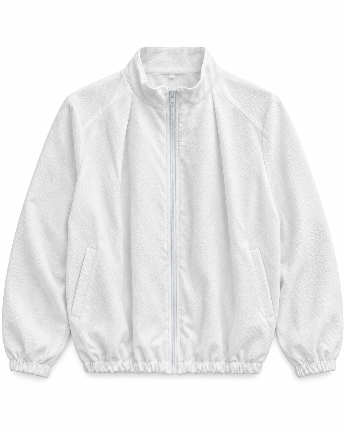 Women  Crochet Jacket W/Zipper