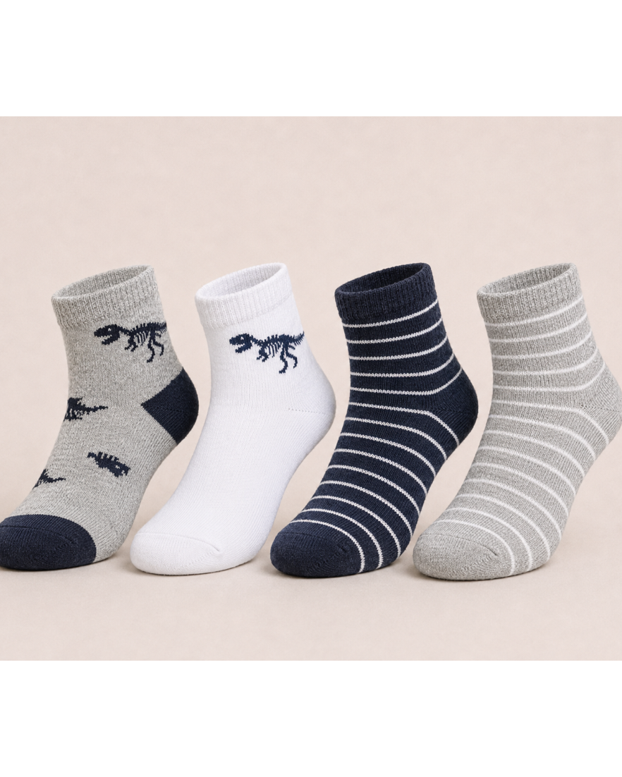Kids Socket Socks Pack 4pcs GS2606