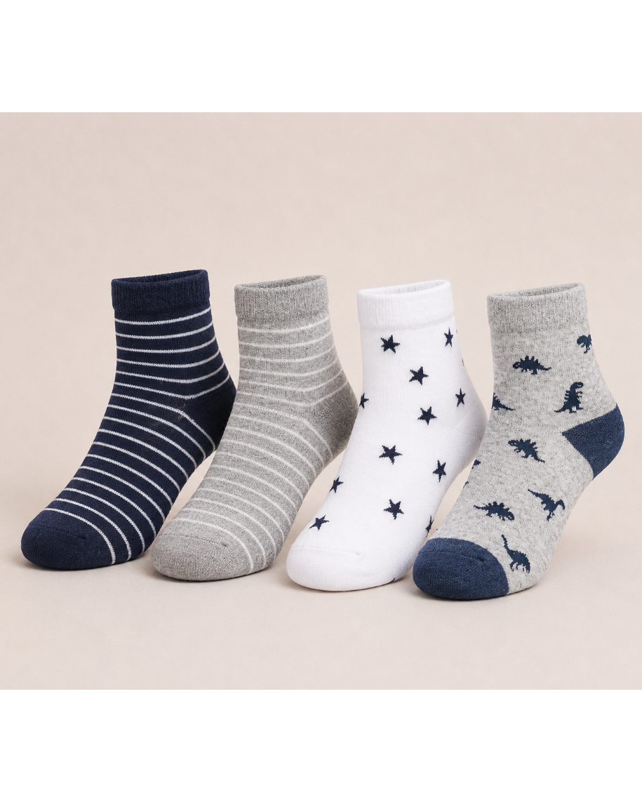 Kids Socket Socks Pack 4pcs