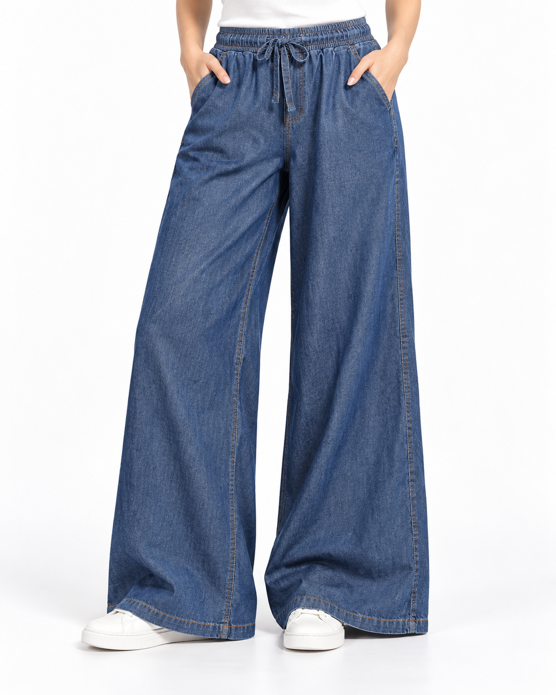 Women Jeans Pant Wide Leg