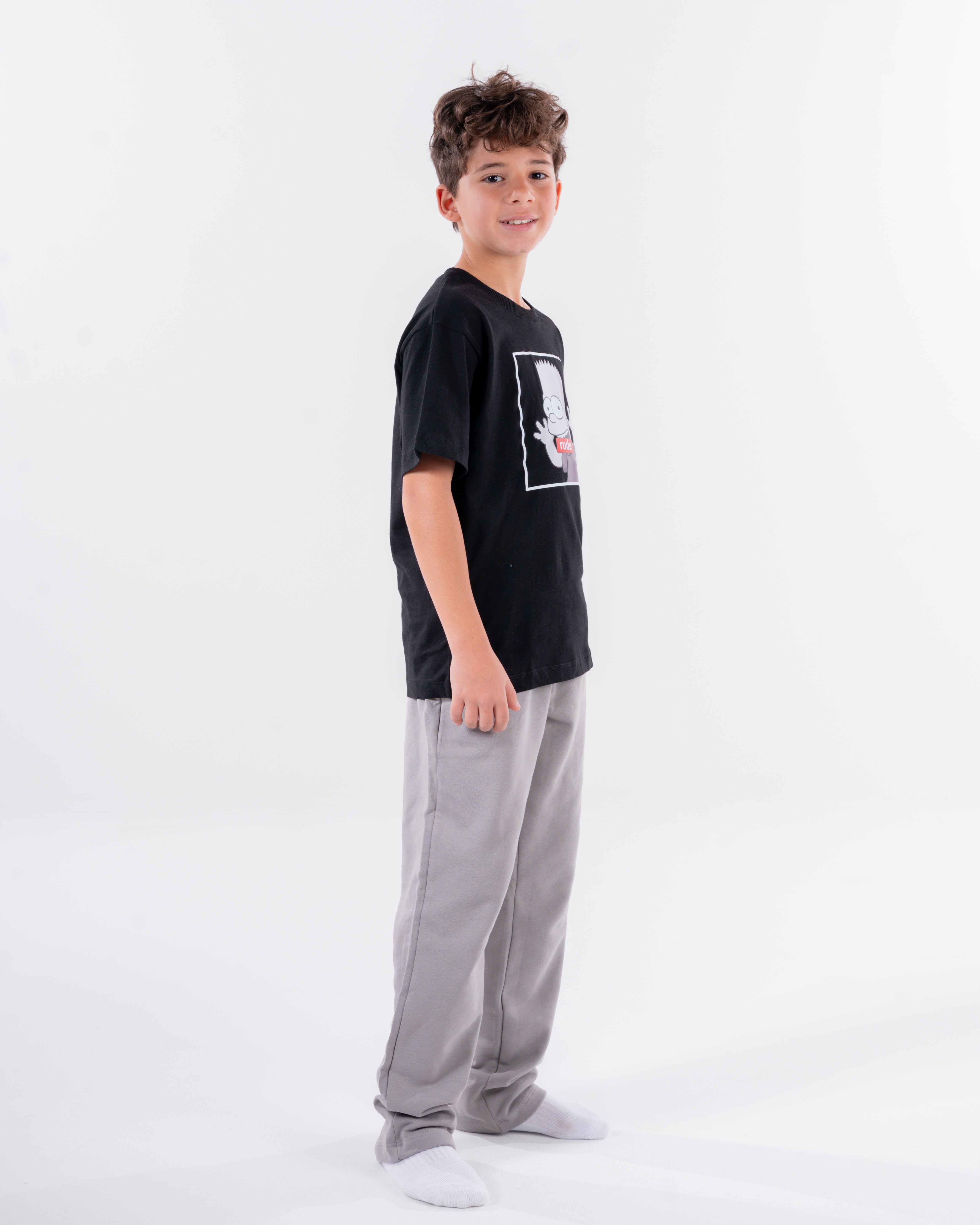 Boys Printed Rude Half Sleeves Pyjama